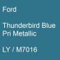 Preview: Ford, Thunderbird Blue Pri Metallic, LY / M7016.